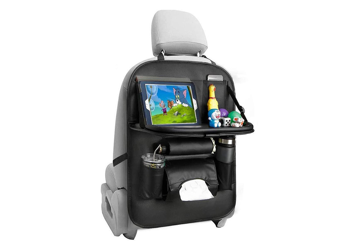 Organizér so stolíkom – komfort na dlhých cestách