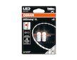 OSRAM Žiarovka 12V LED  W5W  W2 1x9 5d  1W červená blister Ecopack /2ks/