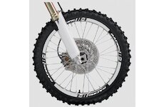 BLACKBIRD Nálepky na ráf kolesa sivé UNI