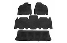 Koberce gumené s okrajom 3cm KIA Carnival 7miest 06-15