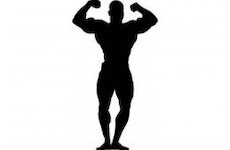 Nálepka HOBBY kulturista