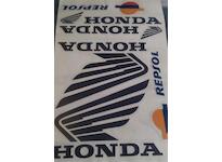 Nálepka HONDA- čierna sada