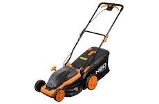 NEO Bezuhlíková kosačka 36V E+ 380 mm, kôš 45 l, bez batérie