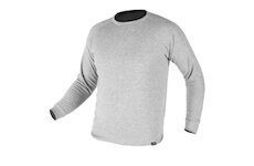 NEO Mikina COMFORT, sivý melír, veľkosť XL