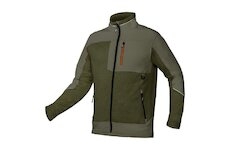 NEO Softshellová bunda OUTDOOR, zelená, veľkosť M