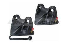 Nosič lyží pre 2 páry magnetický uzamykací