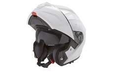 Prilba GARIBALDI G100 výklopná lesklá biela L