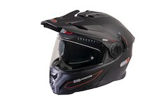 Prilba GARIBALDI G110 Adventure výklopná matná čierna M